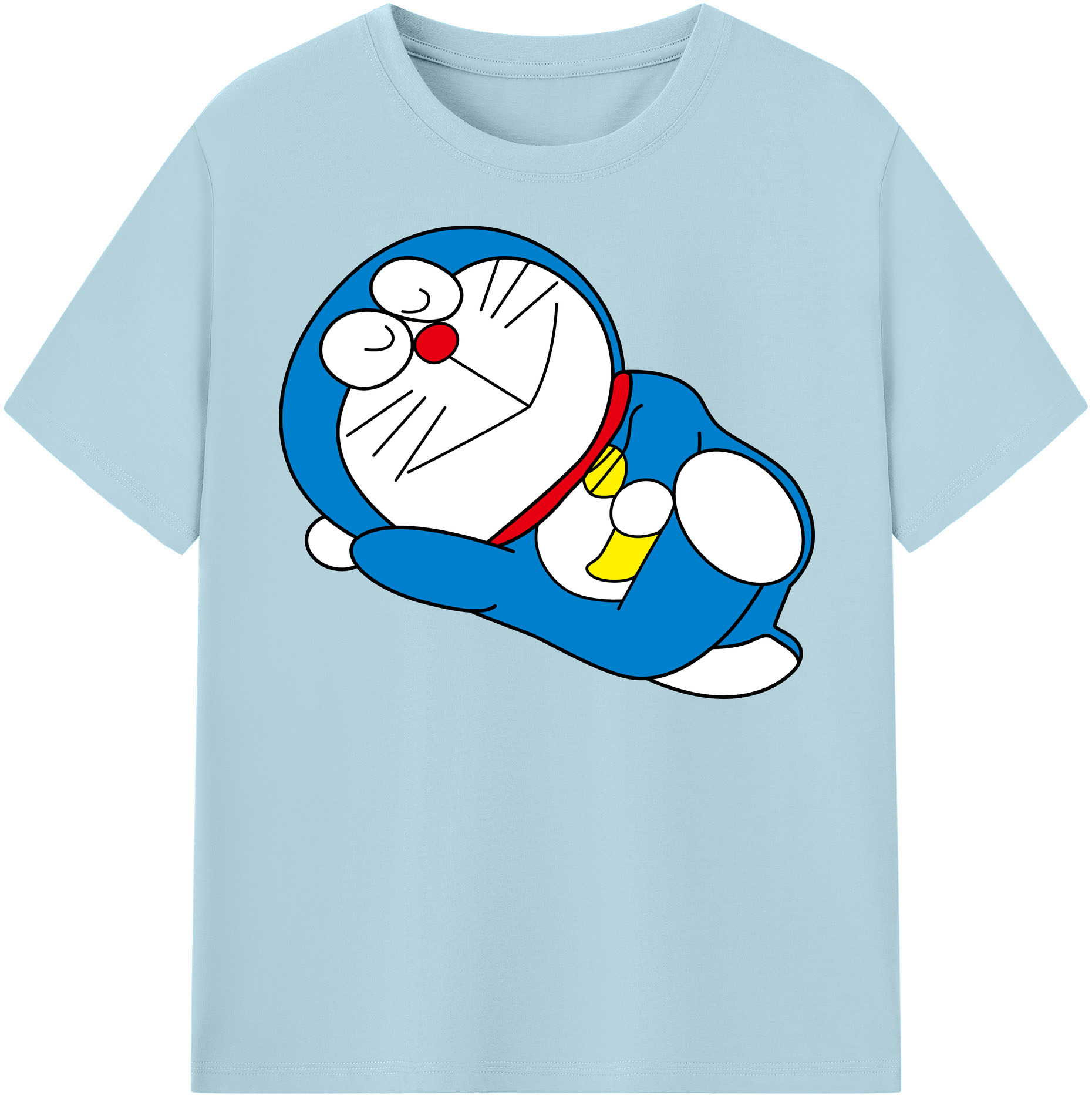 （画像用） ドラえもん Doraemon 綿100％半袖Tシャツ（フロントプリント）